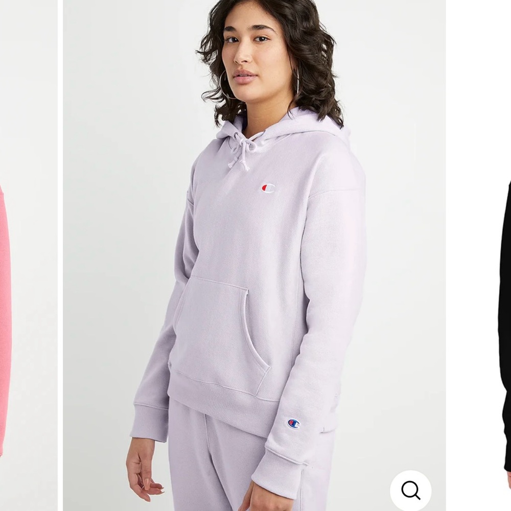 Champion Hoodie AND Joggers Matching Set Small, Urban Lilac reverse weave cotton